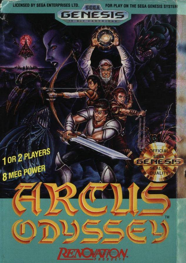 Arcus Odissey - игра для сега, sega mega drive (Genesis) Arcus Odissey - игра для sega